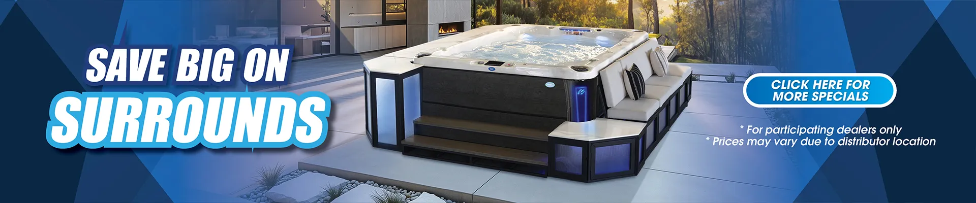 Calspas hot tub being used in a family setting - Cicero